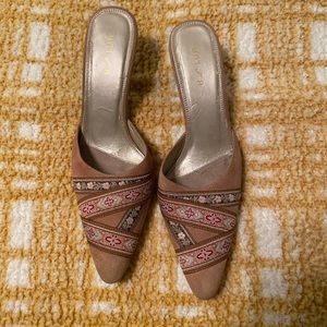 UNISA multi colored mules